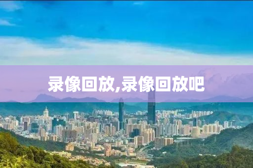 录像回放,录像回放吧