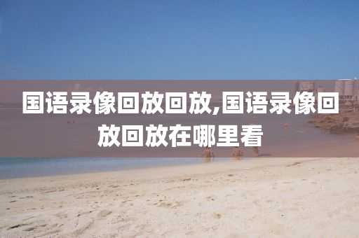 国语录像回放回放,国语录像回放回放在哪里看