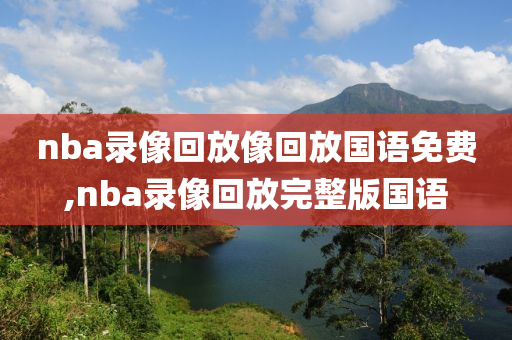 nba录像回放像回放国语免费,nba录像回放完整版国语
